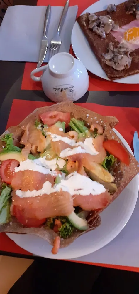 Crêpes Jambon Œuf Gruyère Champignons