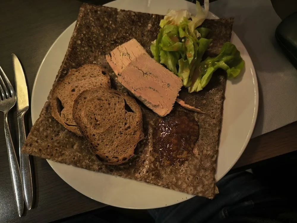 Galette de Blé Noir Tranche de Foie Gras de Canard
