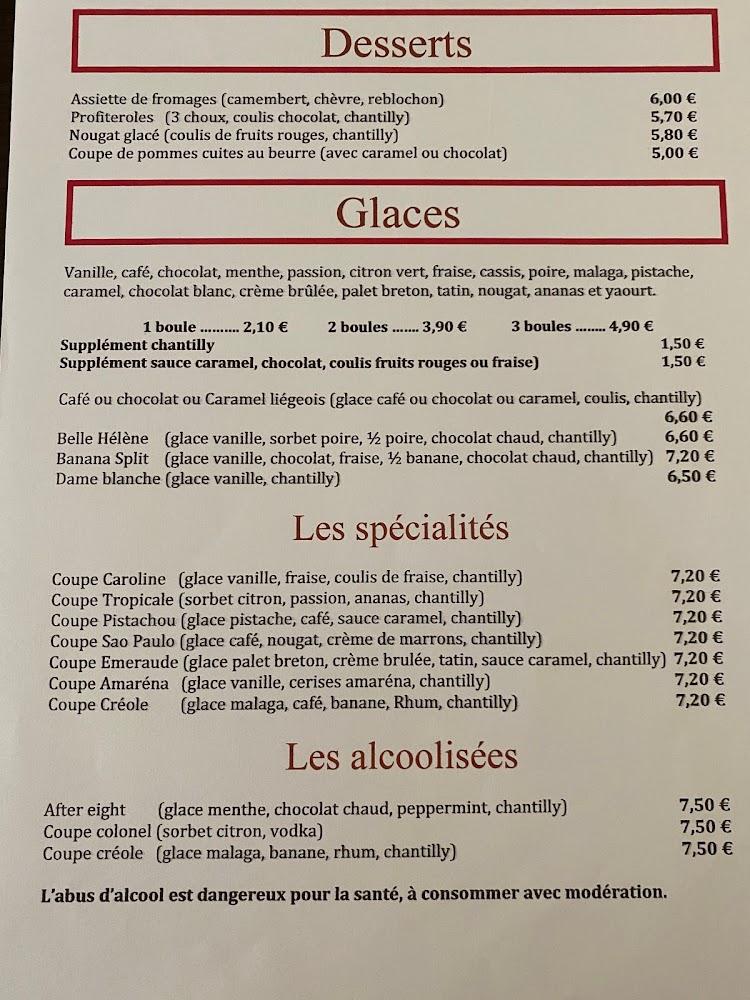 La Gourmandise - Menu Image 2