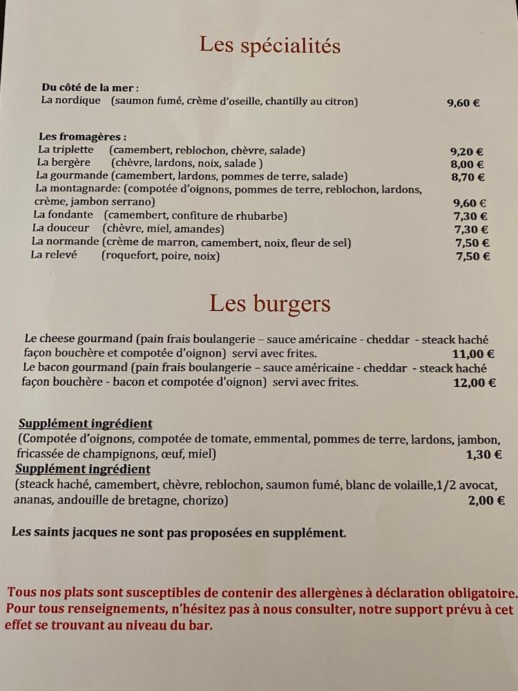 La Gourmandise - Menu Image 4